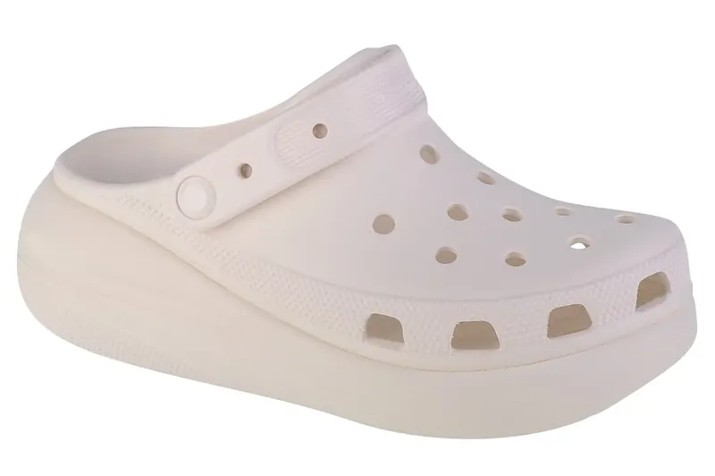 Crocs Classic Crush Clog 207521-100, Damskie, Białe, klapki, syntetyk, rozmiar: 37/38