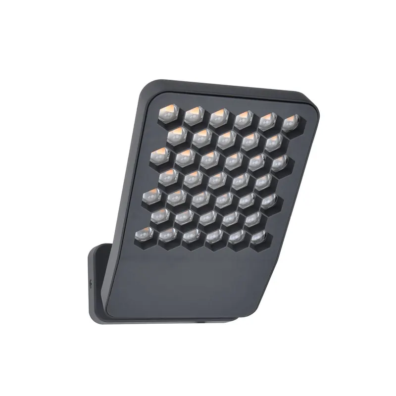 Kinkiet zewnętrzny LED ATLANTIS, ciemnoszary, 22 cm, metal, IP54