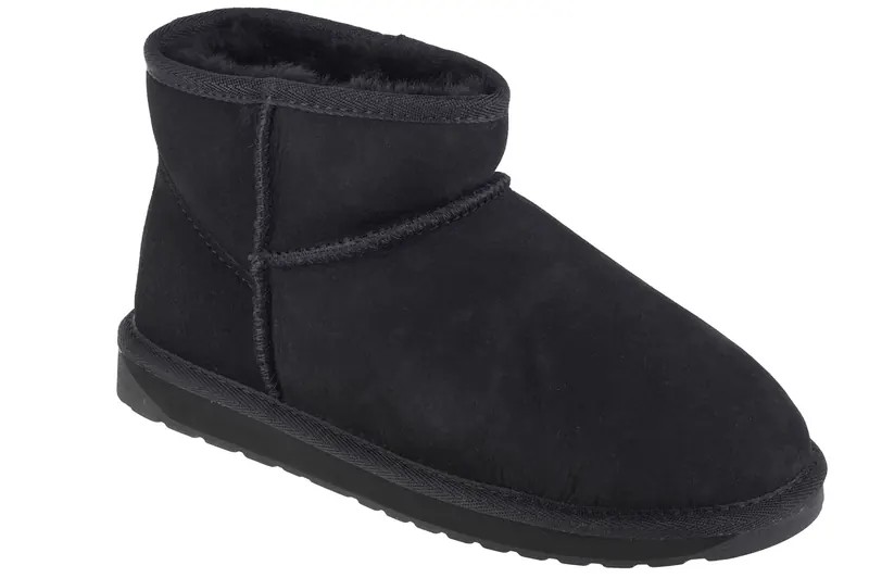 EMU Australia Stinger Micro W10937-BLAK, Damskie, Czarne, buty zimowe, skóra zamszowa, rozmiar: 37