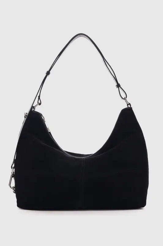 Núnoo Rio Suede Black Maat: OS | Handtassen Outlet | Unisex | Zwart