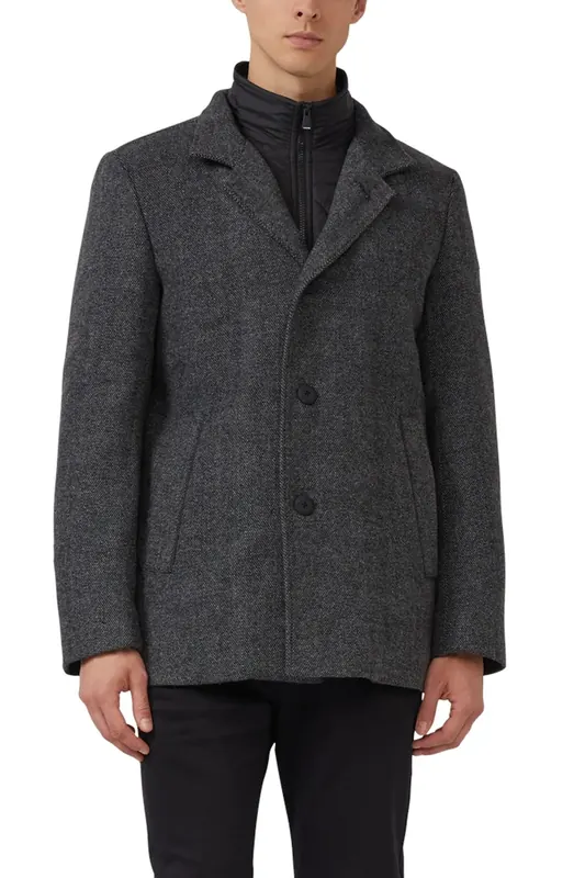 s.Oliver Jackets Outdoor Grey/black Maat: 50 | Winterjassen Outlet | Heren | Grijs