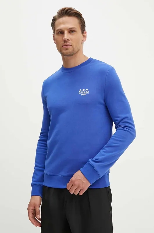A.P.C. bluza bawełniana sweat rider