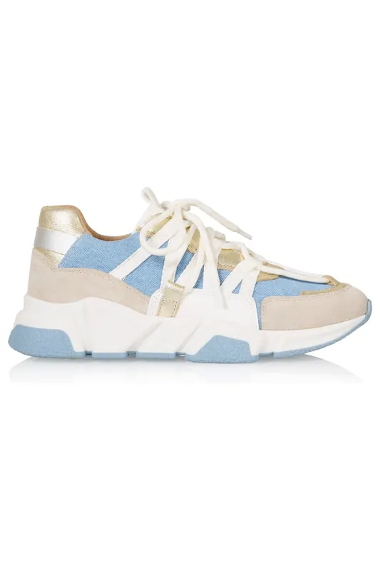 DWRS label Los Angeles Denim Champagne / Jeans Maat: 38 | Sneakers Outlet | Dames | Blauw