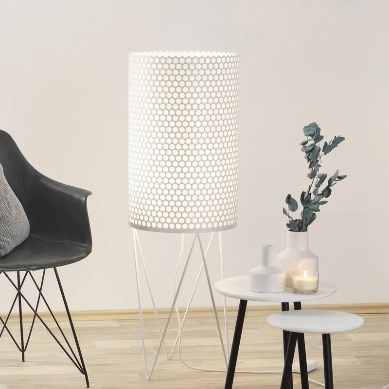 GUBI Pedrera PD2 lampa podłogowa ściemniacz, biała