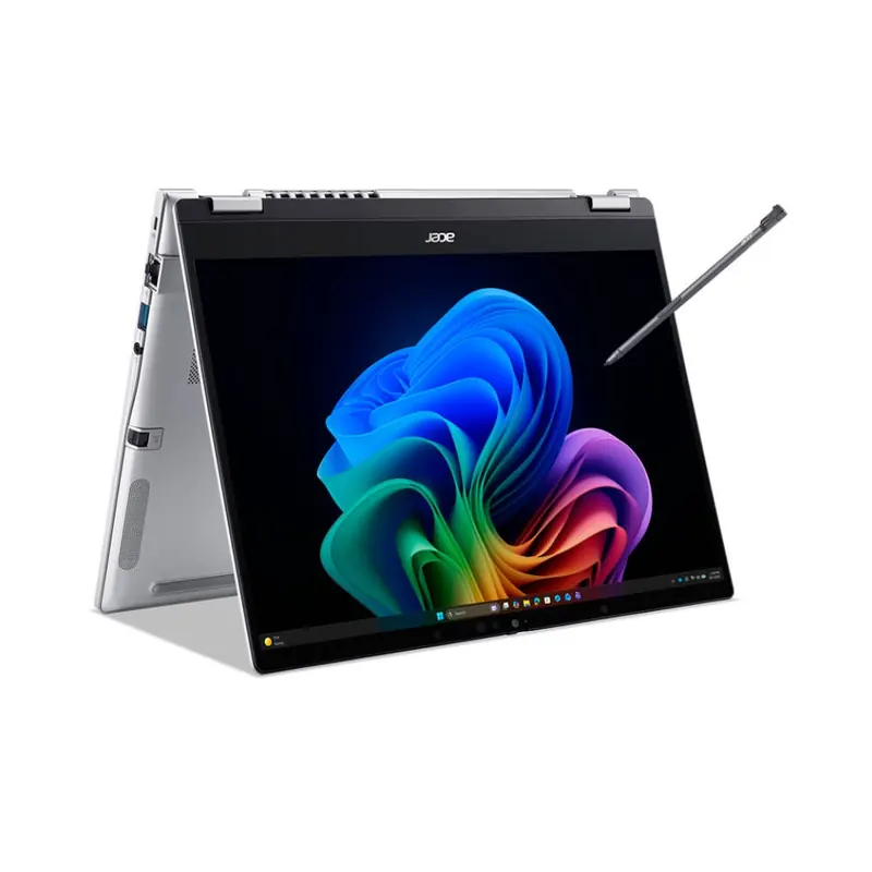 Acer TravelMate P4 Spin 14 AI TMP414RN-56-TCO-52XZ, konwertowalny laptop biznesowy, 14 cali, Intel Core Ultra 5, 16 GB RAM, 512 GB SSD, Intel Graphics