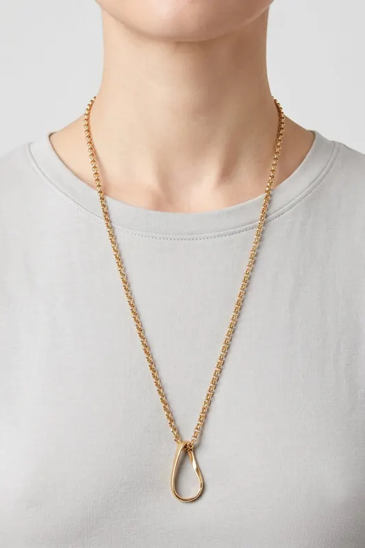 PURELEI River Anxiety Kette Gold Maat: OS | Kettingen Outlet | Dames | Goud