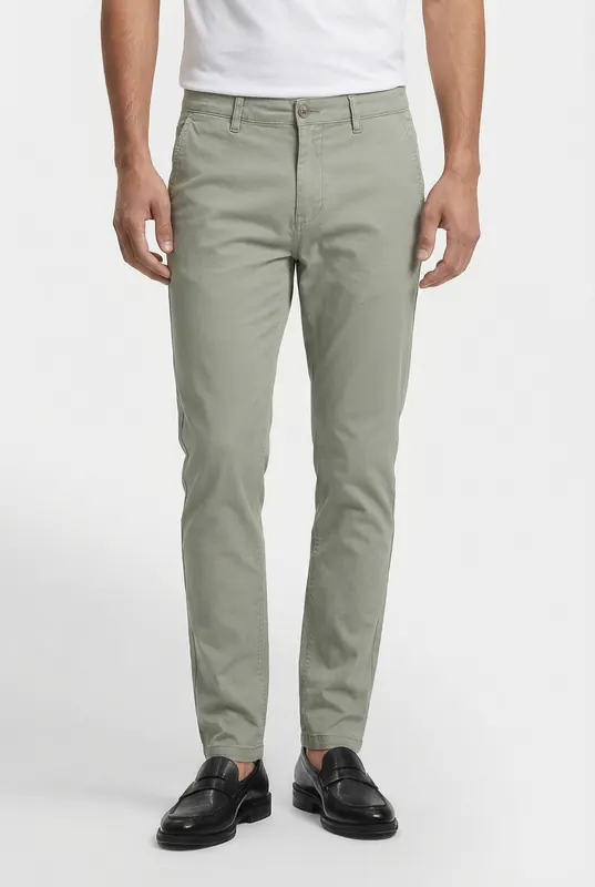 Dstrezzed Marlon Summer Chino Green Shadow Maat: 32 | Chino's Outlet | Heren | Groen