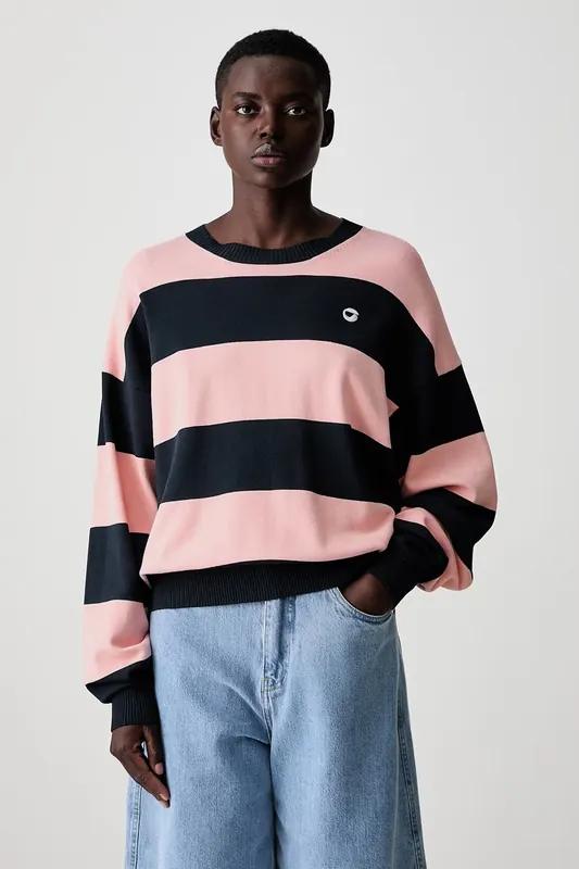 coperni  Striped sweter z wiskozą damski