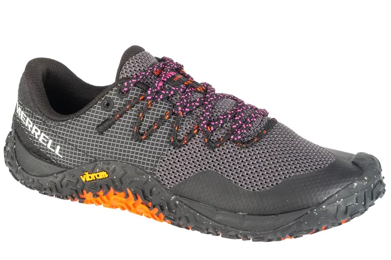 Merrell Trail Glove 7 J068318, Damskie, Czarne, buty do biegania, przewiewna siateczka, rozmiar: 38