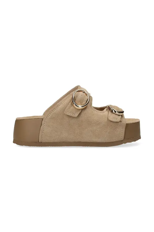 Mexx klapki damskie zamszowe TULAYA SCARLETT Sandal