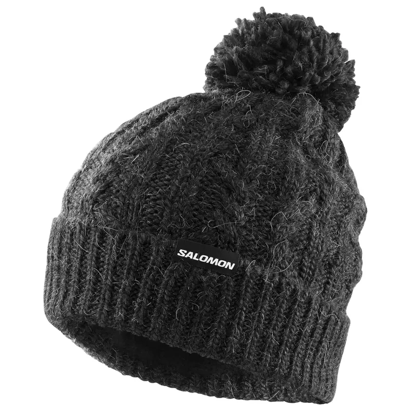 Salomon Ivy Beanie LC2152600, Damskie, Czarne, czapki, akryl, rozmiar: OSFW