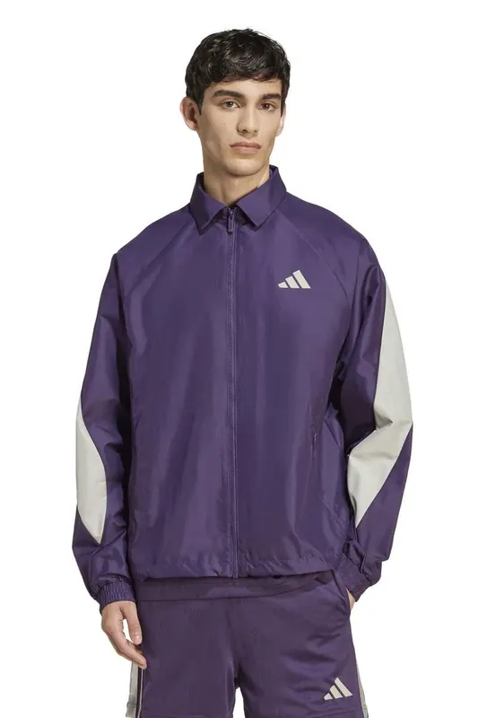 Adidas Unisex Sportswear Stadium Tracktop Aurora Plum Maat: XL | Sport Jassen Outlet | Unisex | Paars