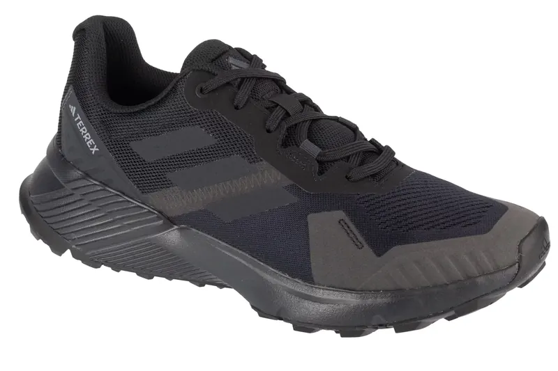 adidas Terrex Soulstride Trail IE9413, Męskie, Czarne, buty do biegania, przewiewna siateczka, rozmiar: 42
