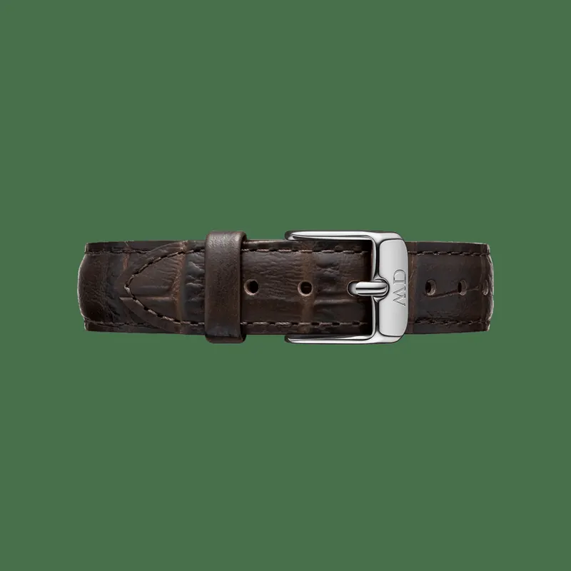 Daniel Wellington DW Strap Leather York 18mm Silver
