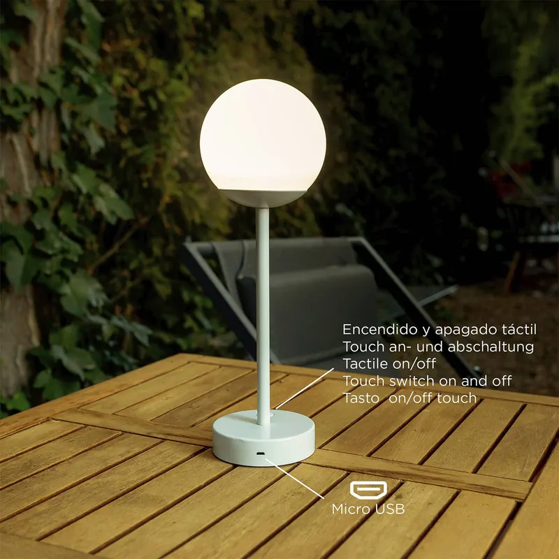 Lampa stołowa LED Newgarden Norai Slim, mosiężna