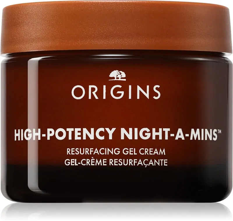 Origins High-Potency Night-A-Mins™Regenerujący żel-krem bez oleju z AHA pochodzenia owocowego, ujędrniający i nawilżający, do każdego rodzaju skóry 50