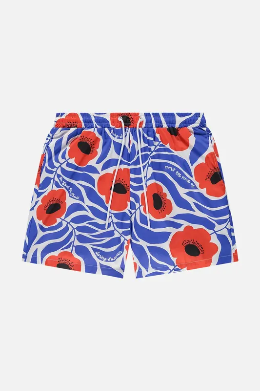 In Gold We Trust Unisex The Flower Short Multicolor Maat: M | Badmode Outlet | Unisex