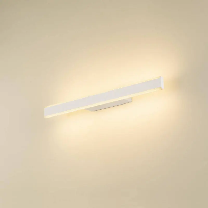 SLV Kinkiet LED do łazienki One Linear, 52 cm, biały, metal, CCT