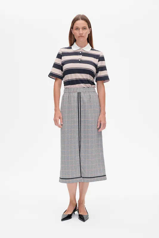 Baum und Pferdgarten Sofie Skirt Grey Wallstreet Check Maat: 36 | Mini Rokken Outlet | Dames | Grijs