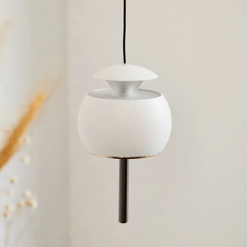 LOOM DESIGN żyrandol LED Parachute, biała, Ø 9,6 cm, aluminium