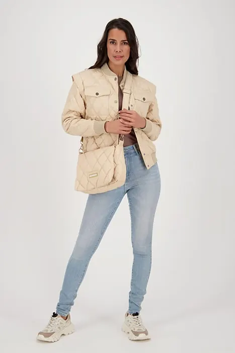 RAIZZED Maya Jacket Khaki Sport Maat: XS | Jassen Outlet | Dames | Beige