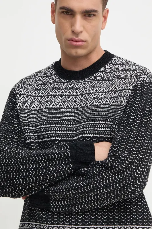 Armani Exchange sweter z domieszką wełny
