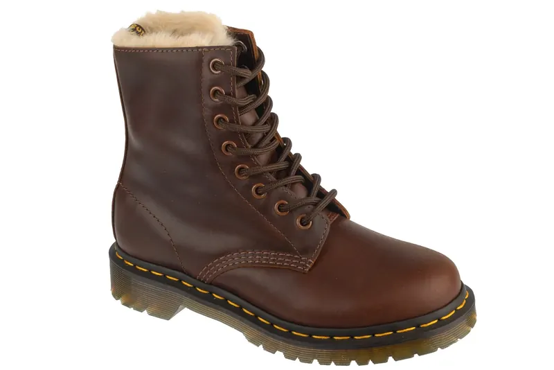 Dr. Martens 1460 Serena DM23912243, Damskie, Brązowe, glany, skóra licowa, rozmiar: 37