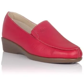 48 Horas  Damenschuhe Mokassin cuña - Leder