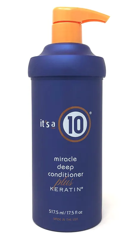 To 10, Miracle Deep Plus Keratin, odżywka do włosów, naprawa, 517,5 ml