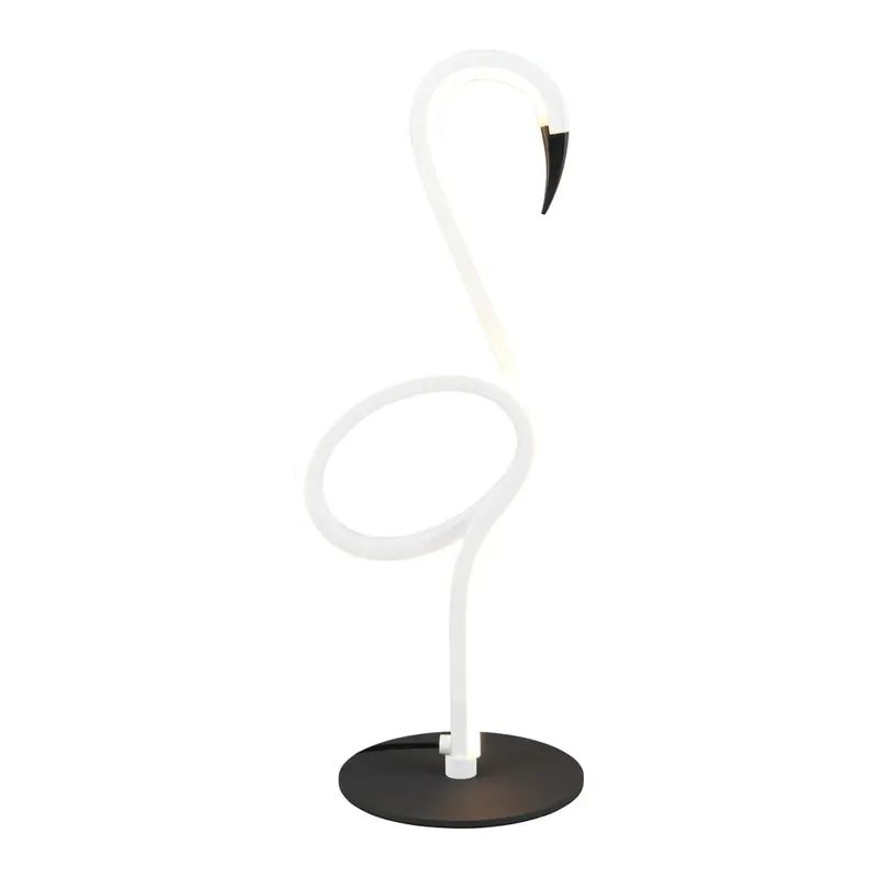Biała lampa stołowa LED (wysokość 35 cm) Ingo – Reality