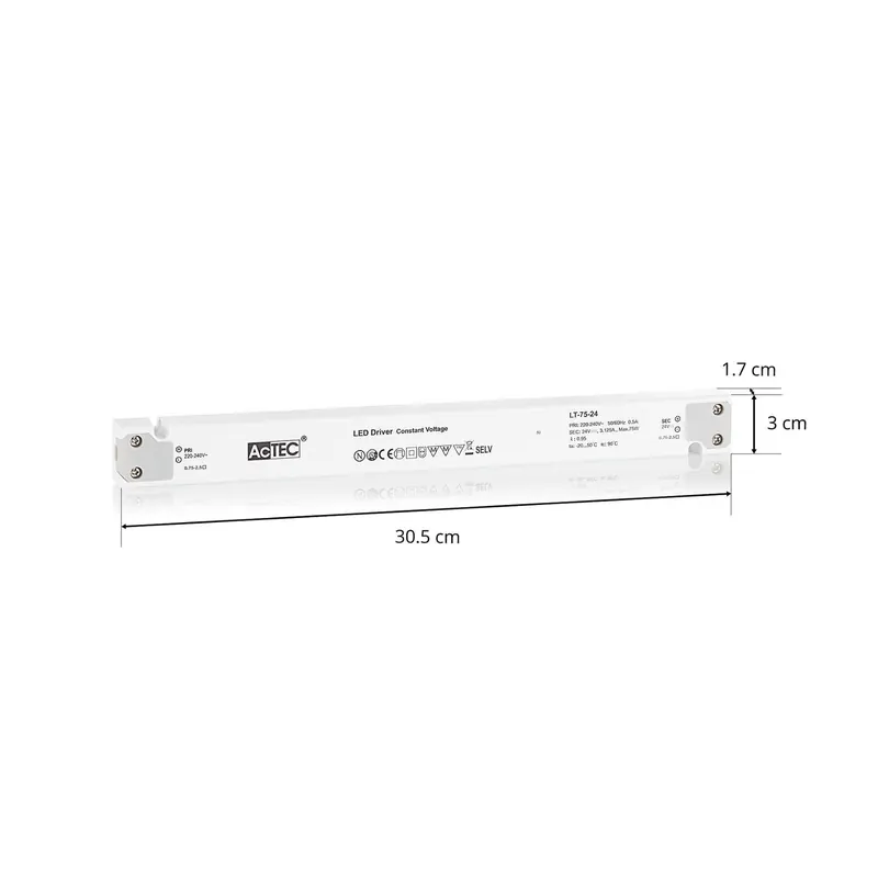 AcTEC LT sterownik LED CV 24V, 75W