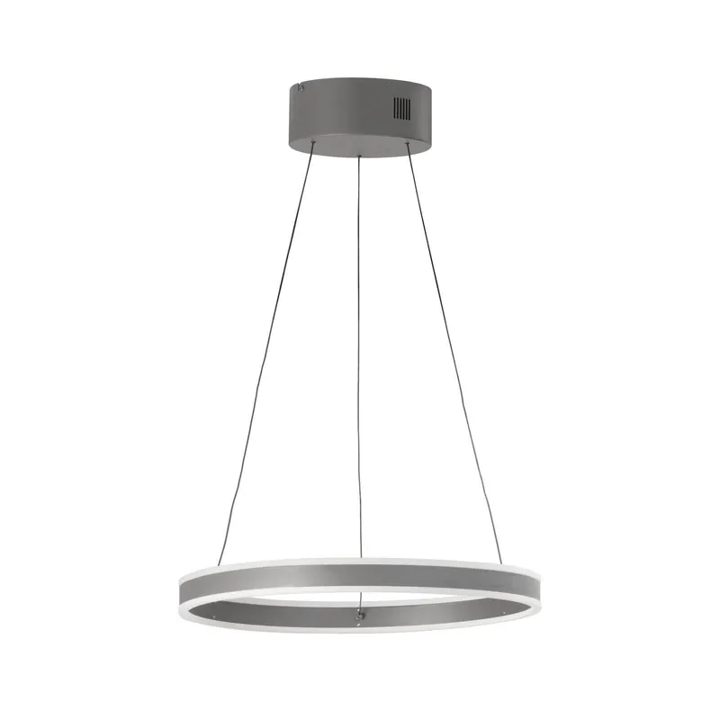 Żyrandol LED Silvio, Ø 50 cm, piaskowy, metal, CCT,