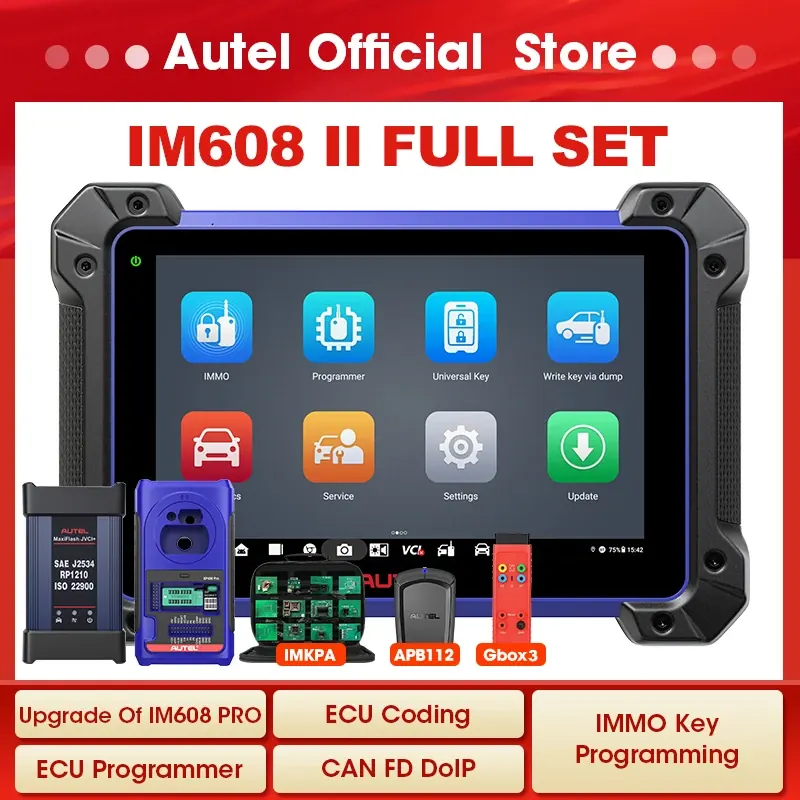 Autel IM608 II Pro MaxiIM 608 Pełny klucz Programator OBD2 Skaner IM608II Samochodowe narzędzie diagnostyczne IMMO Programowanie kluczy PK IM508 IM508S