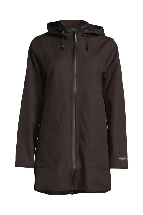 Ilse Jacobsen 10 Rain135 Raincoat Black Maat: 44 | Regenjassen Outlet | Dames | Bruin