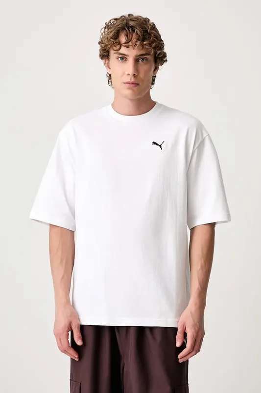 Puma Wardrobe Essential T-shirt basic bawełniany męski
