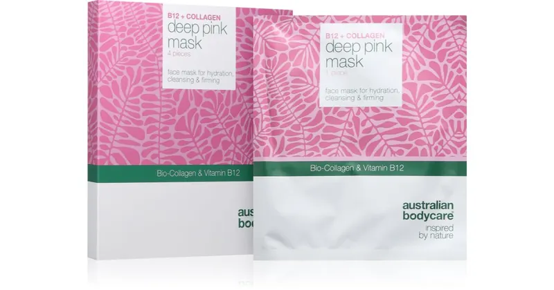 Australian Bodycare B12 + Collagen Zestaw masek w płachcie