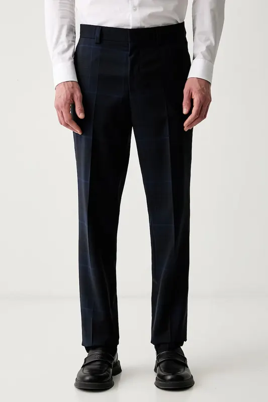 HUGO spodnie slim fit męskie wełniane Hogan263X