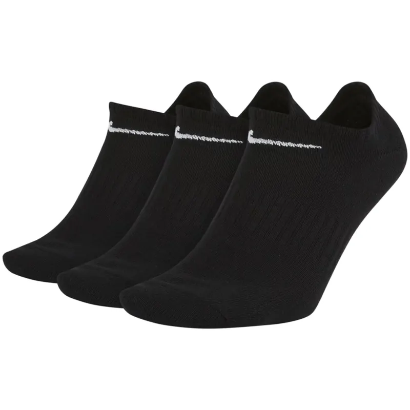 Nike Everyday Lightweight 3-Pack Socks SX7678-010, Unisex, Czarne, skarpetki, bawełna, rozmiar: 42-46