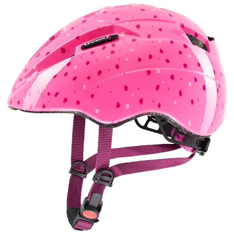 UVEX Kask rowerowy dziecięcy Kid 2 różowy (46-52)