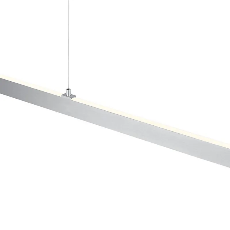 Lampa wisząca LED Karo, aluminium, długość 130 cm, metal, CCT