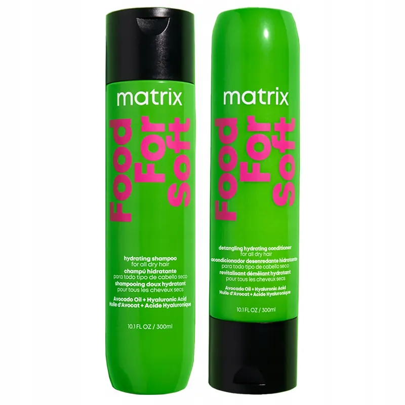 Zestaw Matrix Food For Soft Szampon 300ml Odżywka 300ml do włosów suchych