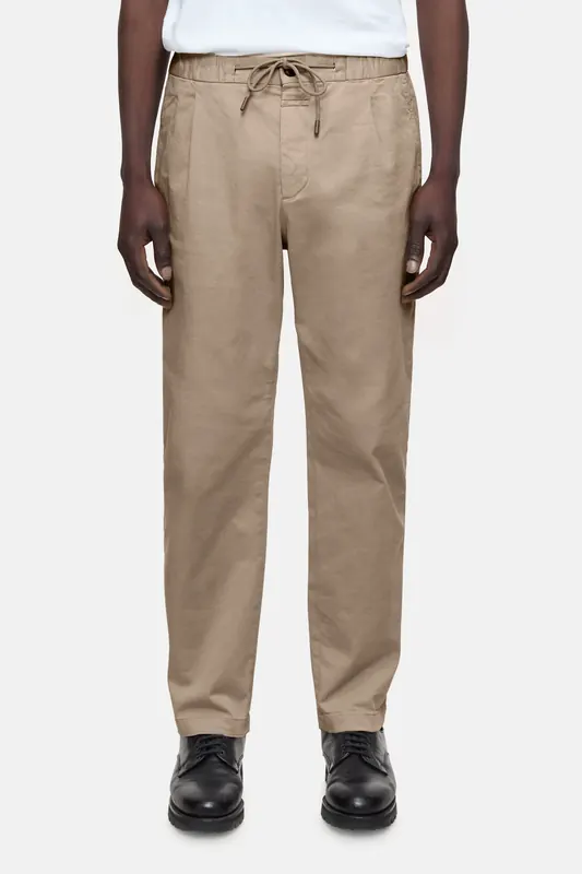 Closed Vigo Tapered Pants Natural Linen Maat: W33L30 | Chino's Outlet | Heren | Beige