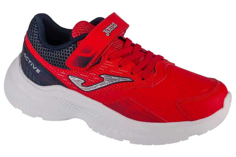 Joma Active Jr 2406 JACTIW2406V, Dla chłopca, Czerwone, buty sneakers, skóra syntetyczna, rozmiar: 32