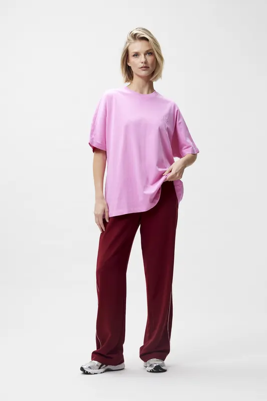 Catwalk Junkie Oversized Graphic Tshirt Rosebloom Maat: 38 | Tops Outlet | Dames | Roze