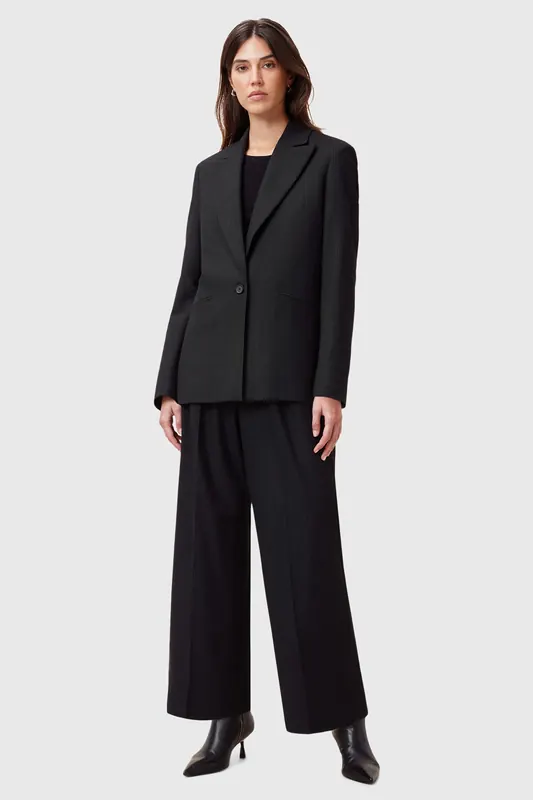 AllSaints Pinnie Blazer Black Maat: 6 | Blazers Outlet | Dames | Zwart