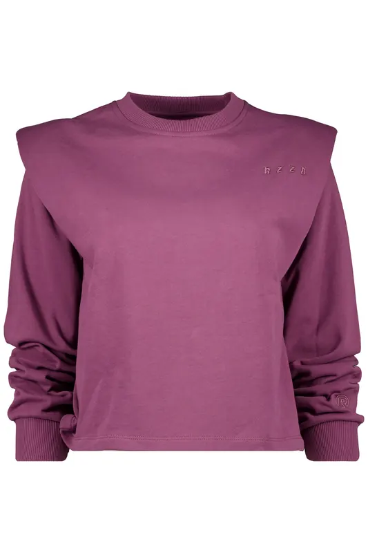 RAIZZED Nathalie Sweater Aubergine Red Maat: XS | Sweaters Outlet | Dames | Paars