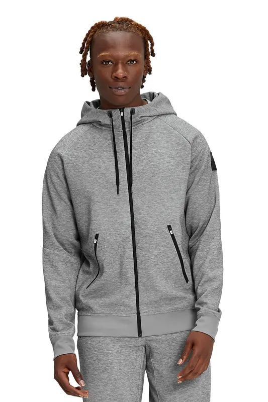 On Zipped Hoodie 2 M Grey Maat: XL | Hoodies Outlet | Heren | Grijs