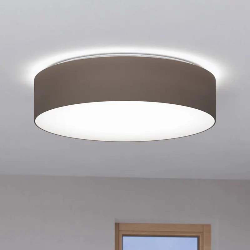 EGLO connect Romao-Z sufitowa LED, Ø57cm, taupe