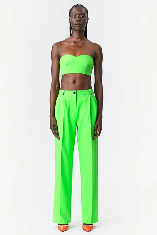 Marcell von Berlin Strapless Bustier Top Apple Green Maat: 40 | Mouwloze Tops Outlet | Dames | Groen
