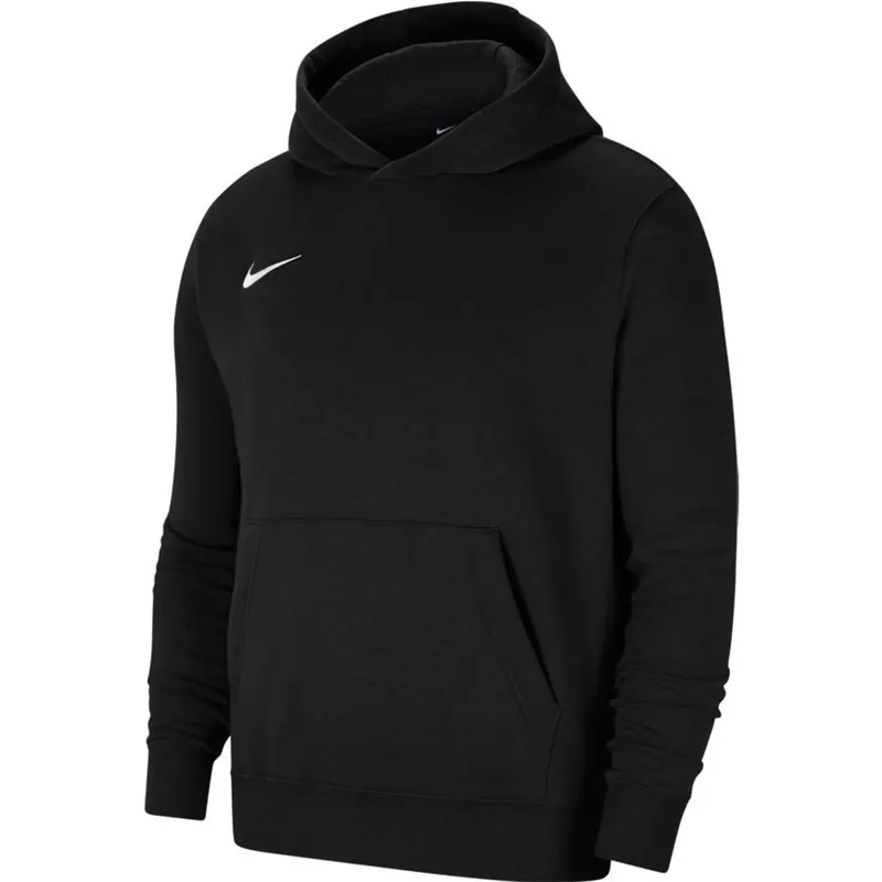Nike Bluza dziecięca z kapturem Park 20 Fleece Hoodie Junior CW6896 010 czarna (S (128-137cm))